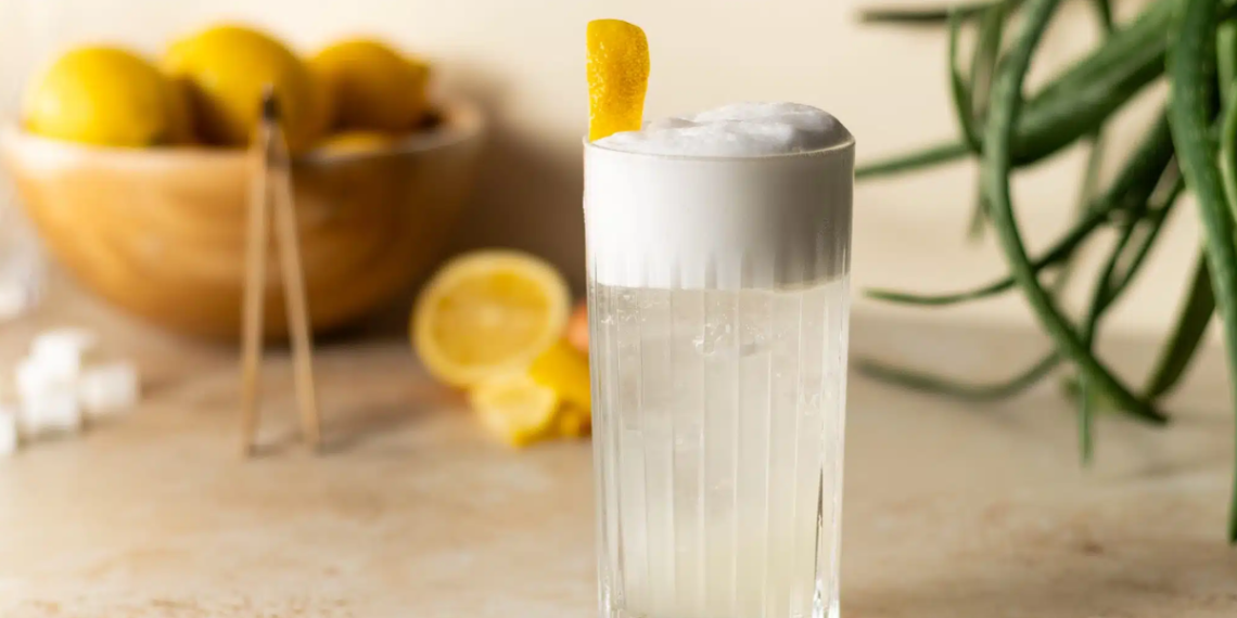 Gin Fizz kokteilis